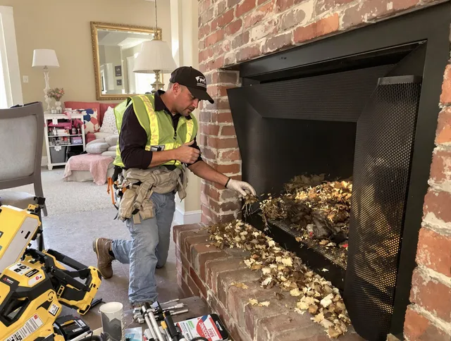 Safe screening installation by Orange Chimney Sweep in Orange, CA