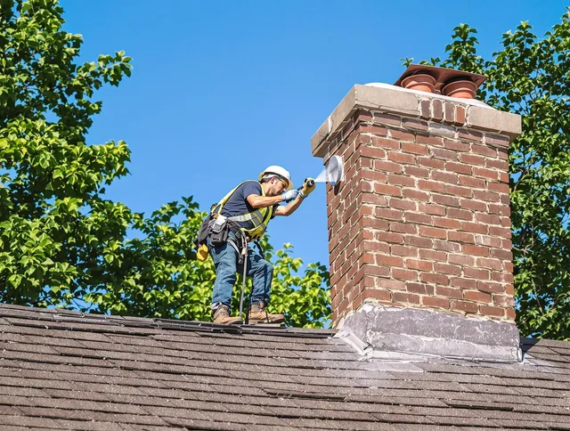 Orange Chimney Sweep performing an inspection with advanced tools in Orange, CA