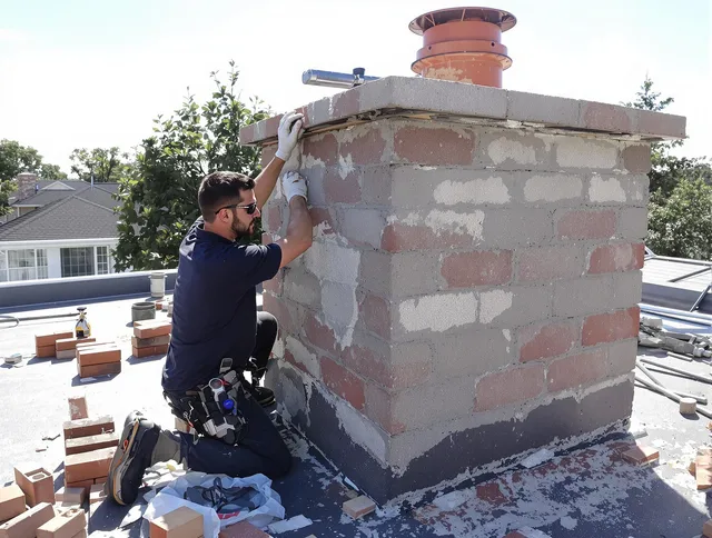 Advanced chimney repair process by Orange Chimney Sweep in Orange, CA