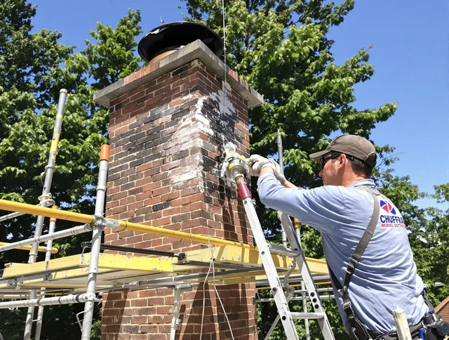 Structural chimney repair by Orange Chimney Sweep in Orange, CA